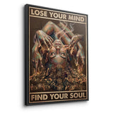 Lose your mind find your soul 10 - Leinwand