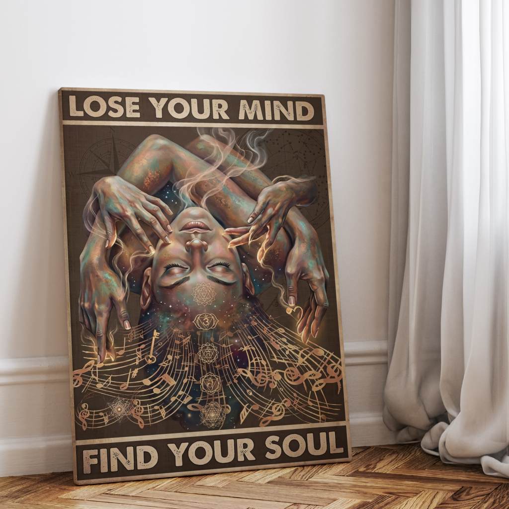 Lose your mind find your soul 10 - Leinwand
