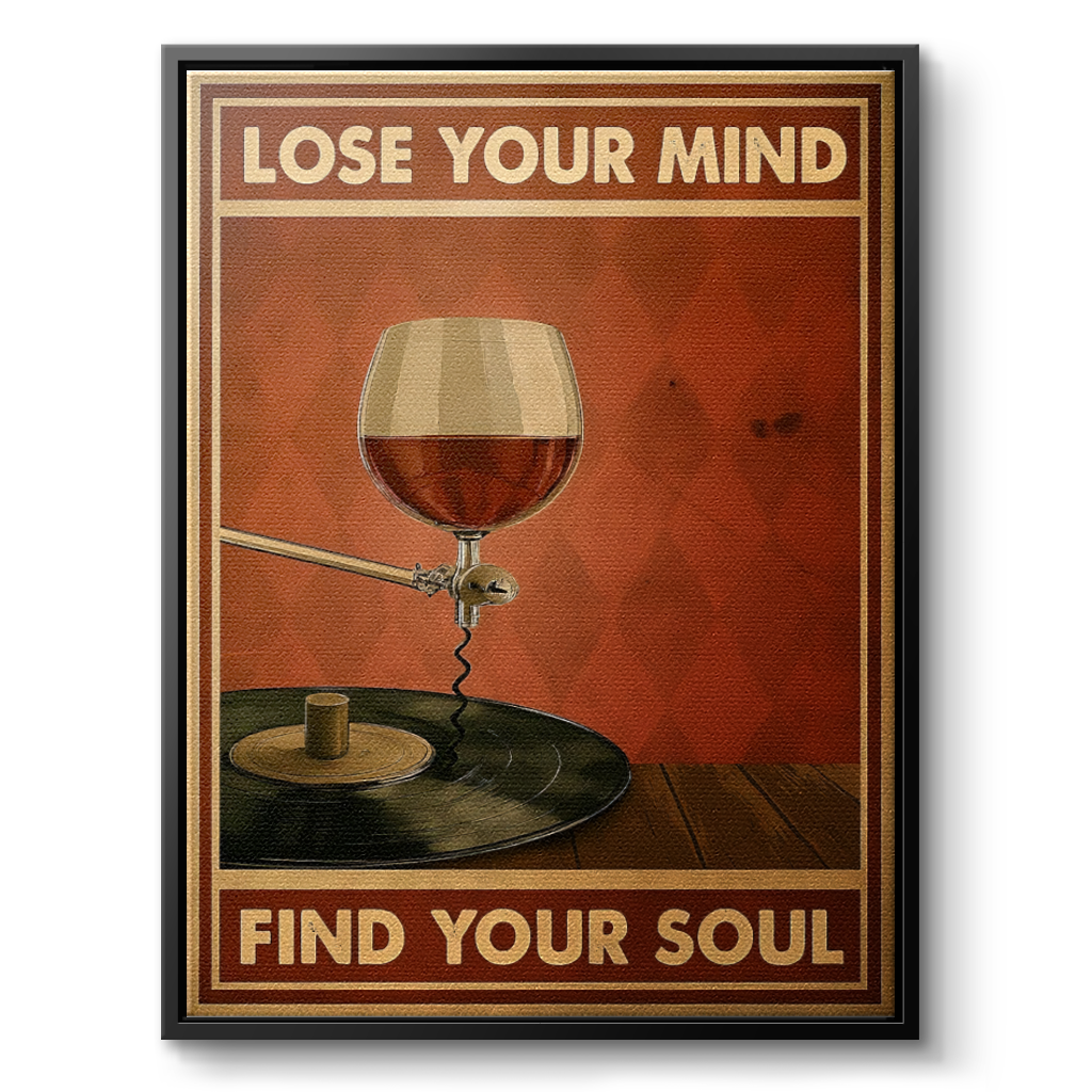 Lose your mind find your soul 4 - Leinwand