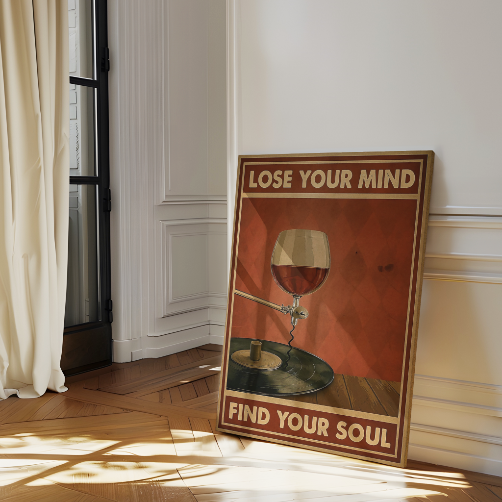 Lose your mind find your soul 4 - Leinwand