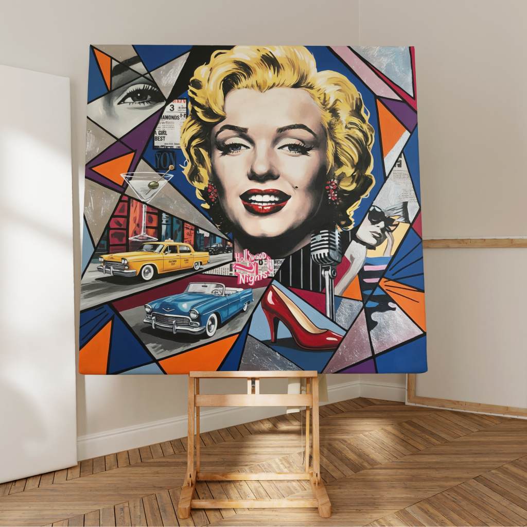 A Taxi for Marilyn - Leinwand