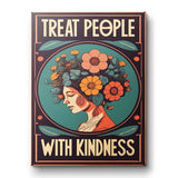 Treat people with kindness 1 - canvas