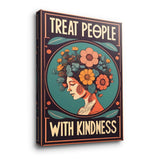 Treat people with kindness 1 - canvas