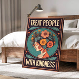 Treat people with kindness 1 - canvas