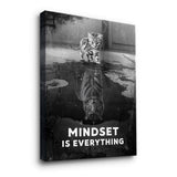 Mindset is everything #Tiger - Leinwand