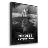 Mindset is everything #Tiger - Leinwand