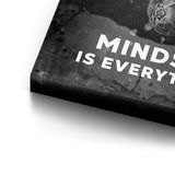 Mindset is everything #Tiger - Leinwand