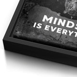 Mindset is everything #Tiger - Leinwand
