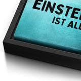 Mindset is everything #Goldfisch - Leinwand