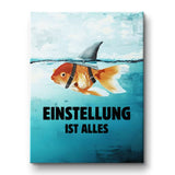 Mindset is everything #Goldfish - Canvas