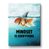 Mindset is everything #Goldfish - Canvas