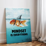 Mindset is everything #Goldfish - Canvas