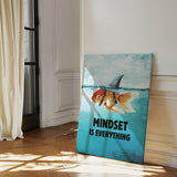 Mindset is everything #Goldfish - Canvas