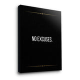 No Excuses - Canvas