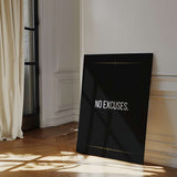 No Excuses - Canvas