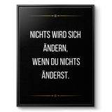Nothing changes if nothing changes - canvas