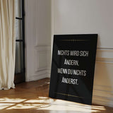Nothing changes if nothing changes - canvas