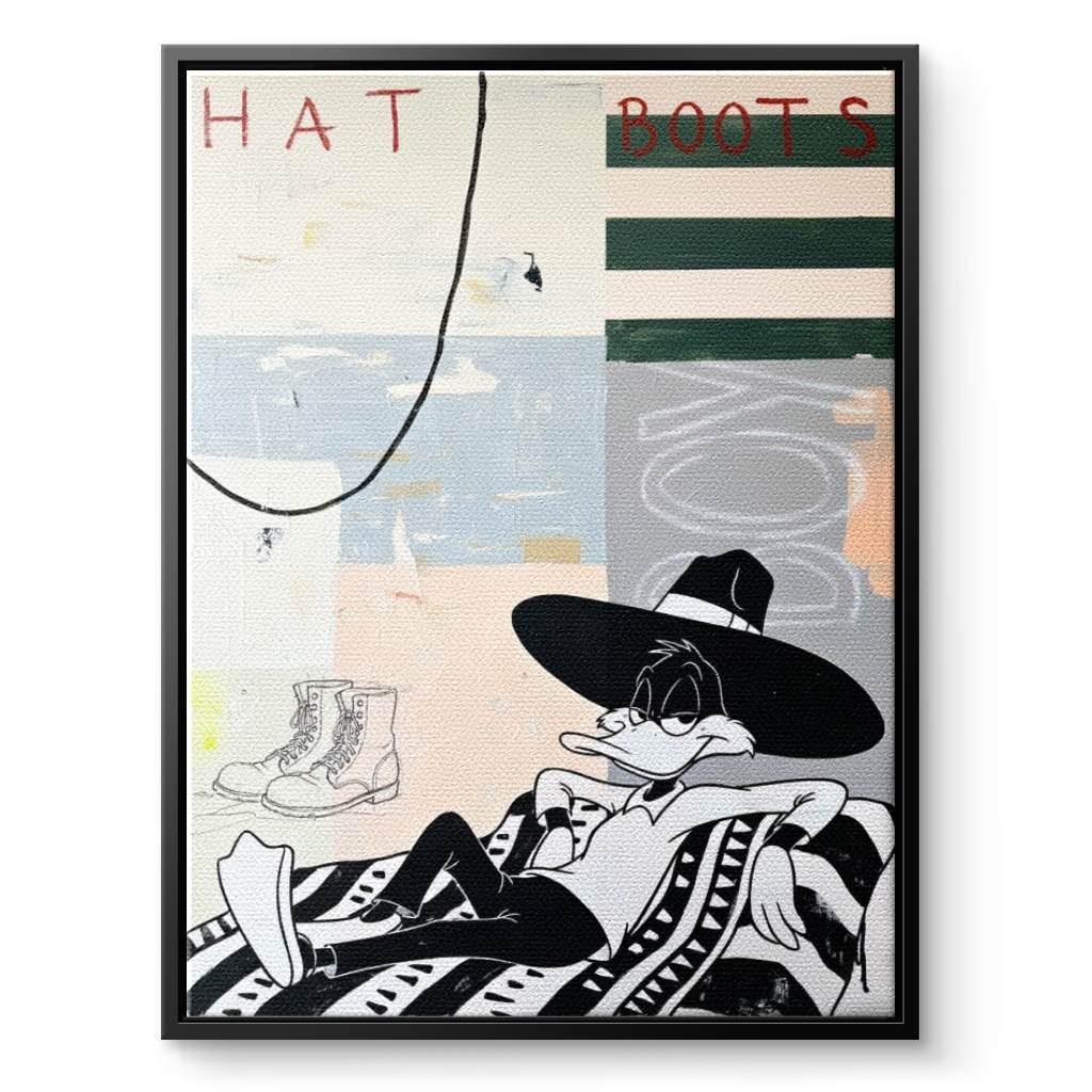 Chapeau et bottes - Toile