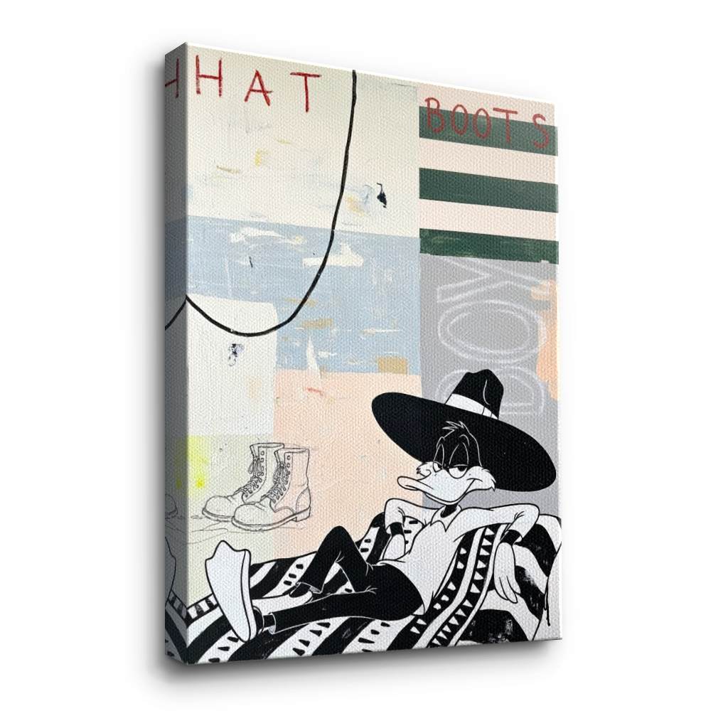 Chapeau et bottes - Toile
