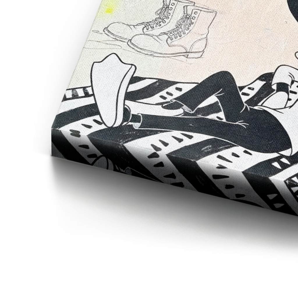 Chapeau et bottes - Toile