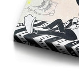 Chapeau et bottes - Toile