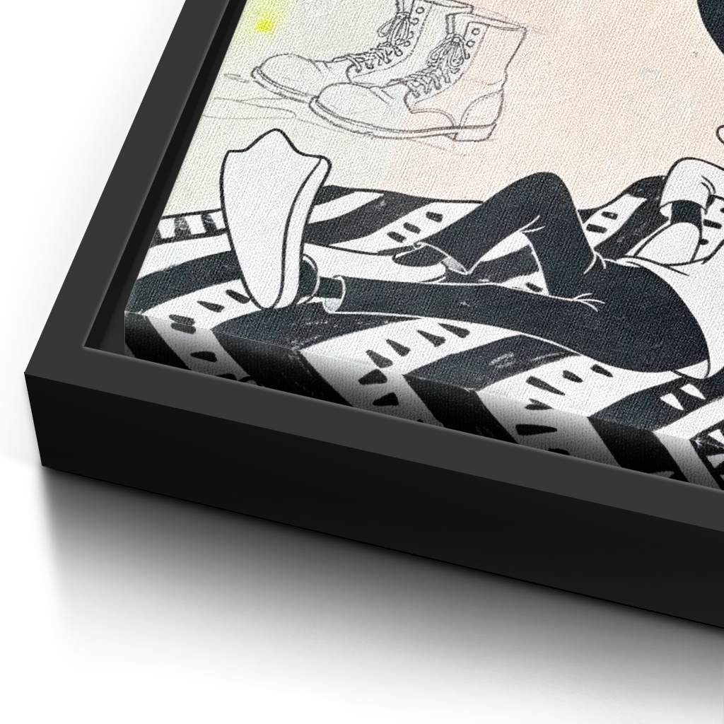 Chapeau et bottes - Toile