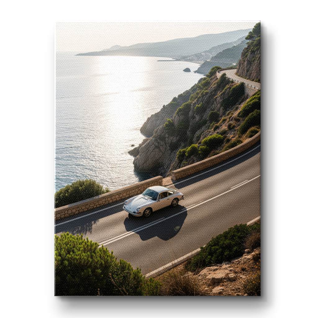 Porsche 911 - Amalfi Coast - Canvas