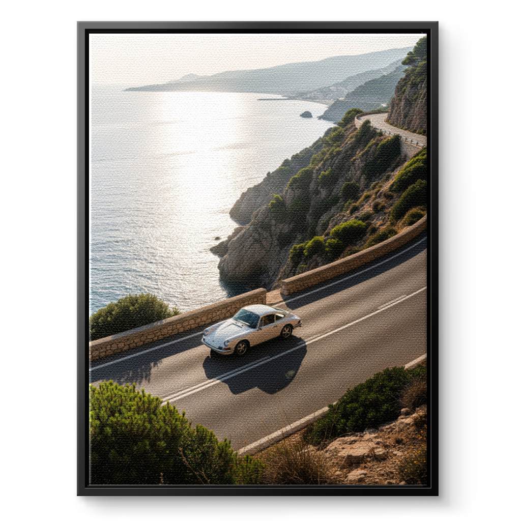 Porsche 911 - Amalfi Coast - Canvas