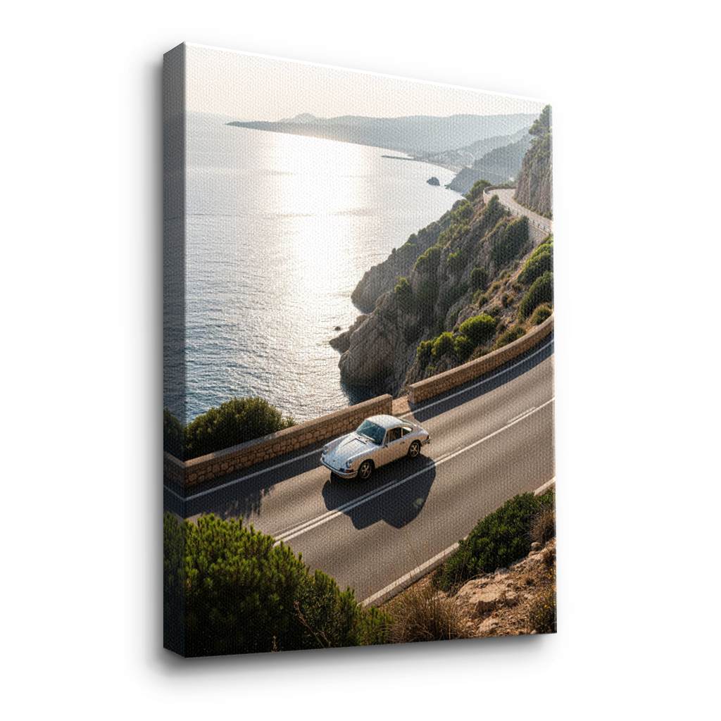 Porsche 911 - Amalfi Coast - Canvas
