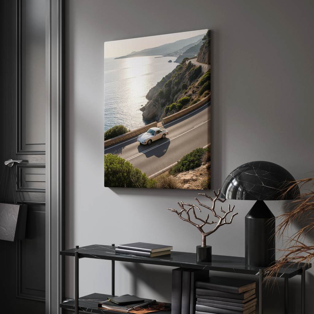 Porsche 911 - Amalfi Coast - Canvas