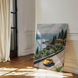 Porsche 911 - Comer See - Leinwand