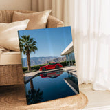 Porsche 911 in red - canvas