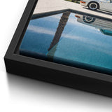 Porsche 911 in weiß - Leinwand