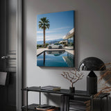 Porsche 911 in weiß - Leinwand