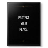 Protect your peace - Canvas