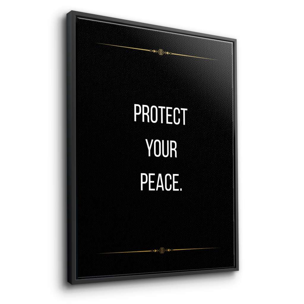Protect your peace - Canvas
