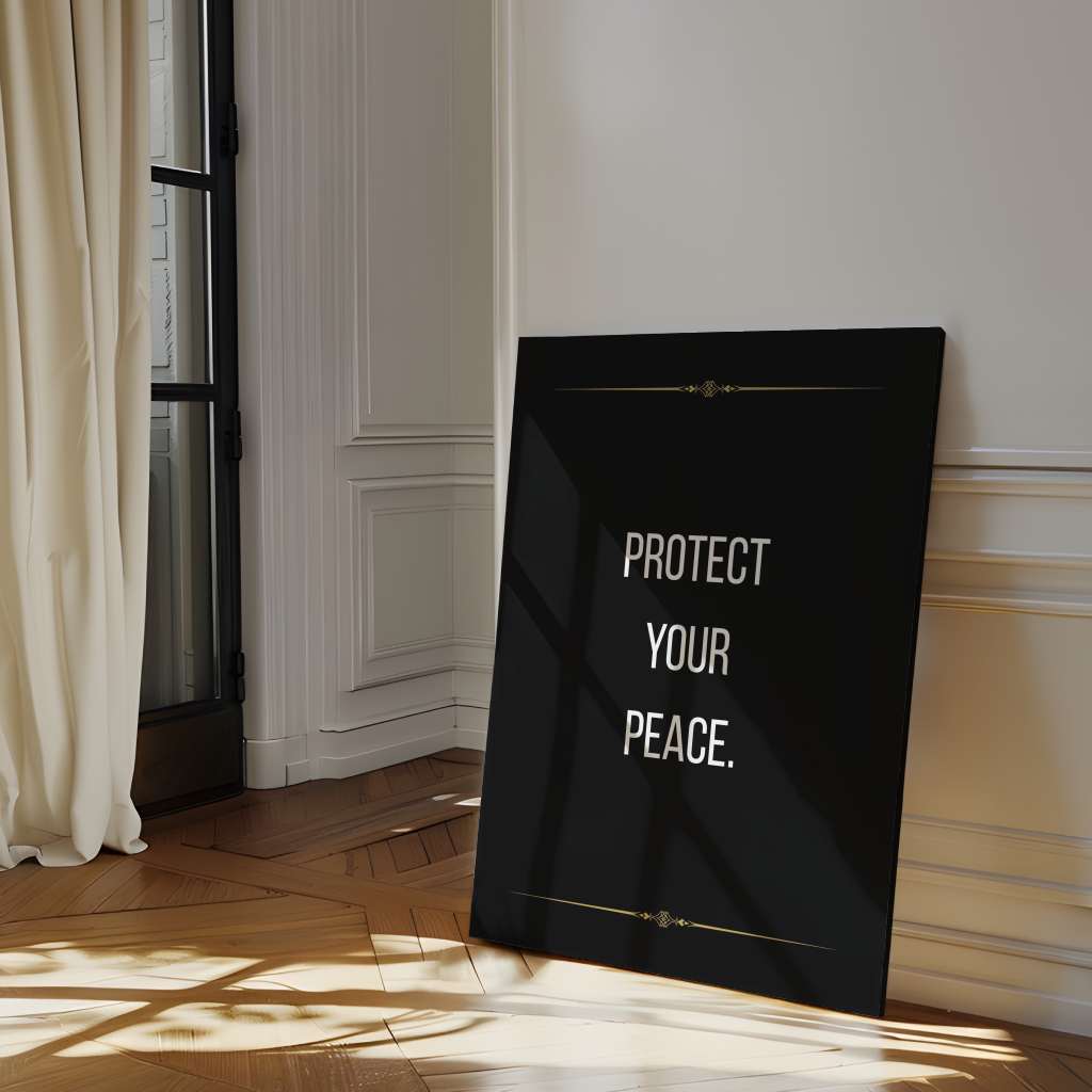 Protect your peace - Canvas