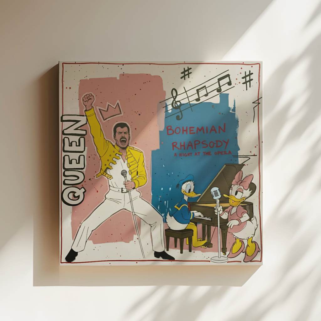 Freddie Mercury - Bohemian Rhapsody - Canvas
