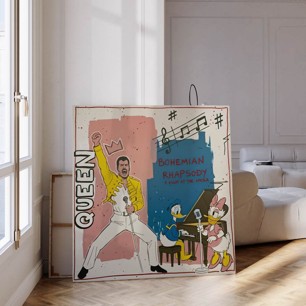 Freddie Mercury - Bohemian Rhapsody - Canvas