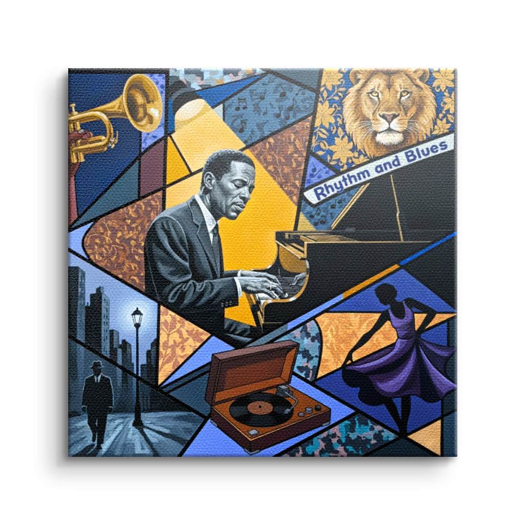 Rhythm and Blues - Canvas