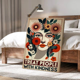 Treat people with kindness 4 - Canvas