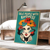 Treat people with kindness 3 - Canvas