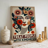 Treat people with kindness 4 - Canvas