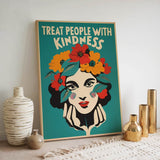 Treat people with kindness 3 - Canvas