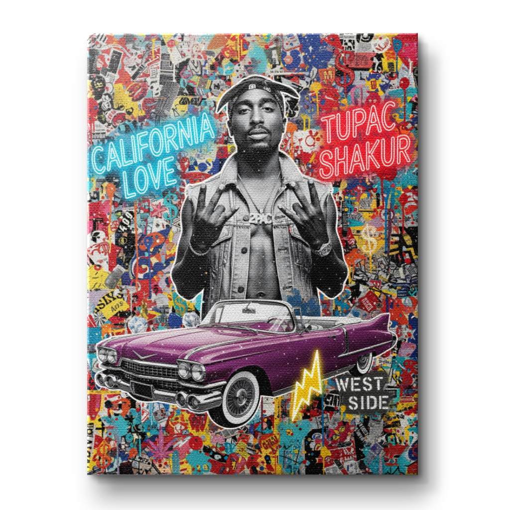 Tupac Pop - Leinwand