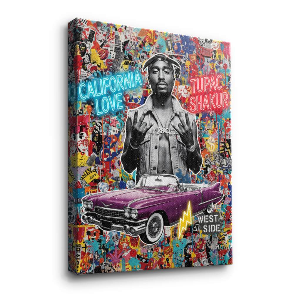 Tupac Pop - Leinwand