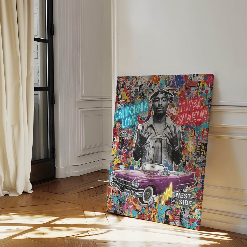 Tupac Pop - Leinwand