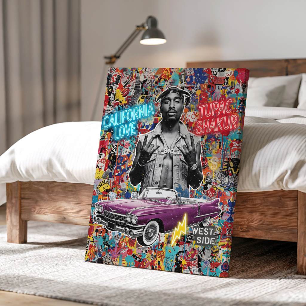 Tupac Pop - Leinwand