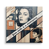 Your smile is a masterpiece - Leinwand