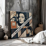 Your smile is a masterpiece - Leinwand